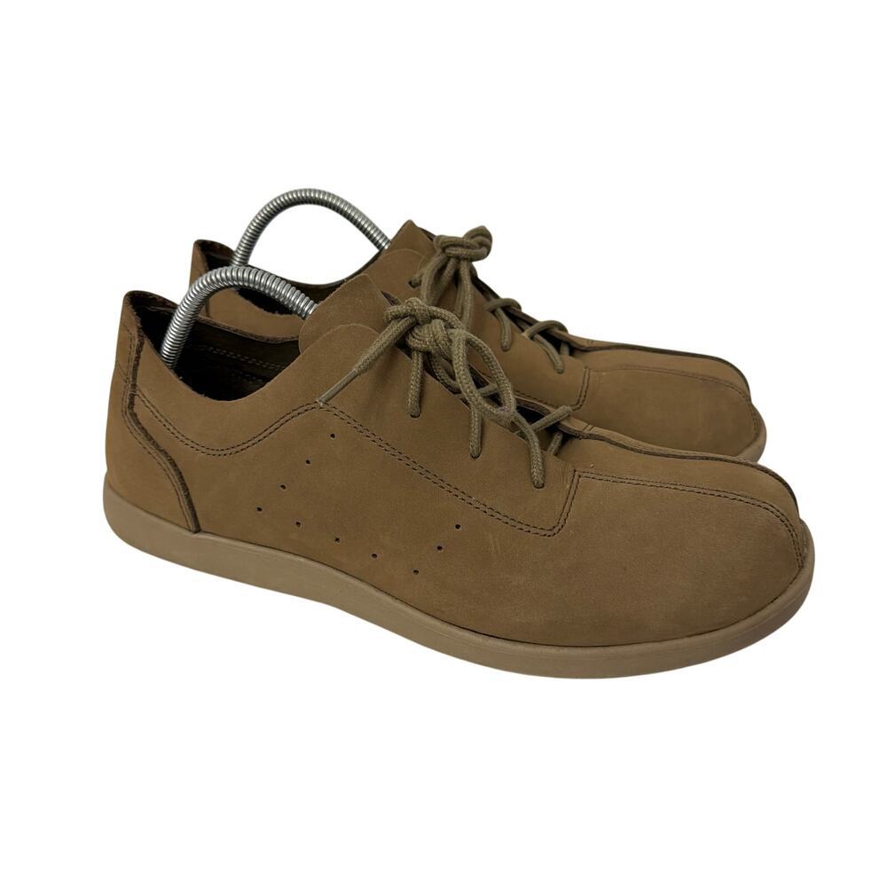 Crocs Venture Shoes Mens Size 12 Brown Leather Lace Up